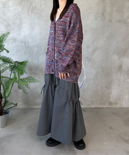 kutir（クティール）の「ドロストリボンギャザースカート（スカート・レディース・オレンジ/ブラック/カーキ/チャコールグレー・SMALL/MEDIUM/LARGE）」の12枚目の写真