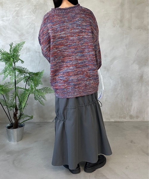 kutir（クティール）の「ドロストリボンギャザースカート（スカート・レディース・オレンジ/ブラック/カーキ/チャコールグレー・SMALL/MEDIUM/LARGE）」の14枚目の写真