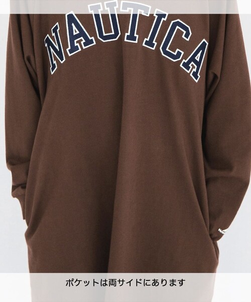 NAUTICA（ノーティカ）の「【NAUTICA/ノーティカ】ロゴアップリケ長袖ワンピース（ワンピース・キッズ・ブラック/ブラウン・L/S/XS/M/XL）」の18枚目の写真