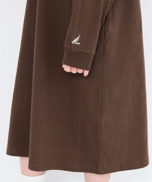 NAUTICA（ノーティカ）の「【NAUTICA/ノーティカ】ロゴアップリケ長袖ワンピース（ワンピース・キッズ・ブラック/ブラウン・L/S/XS/M/XL）」の19枚目の写真