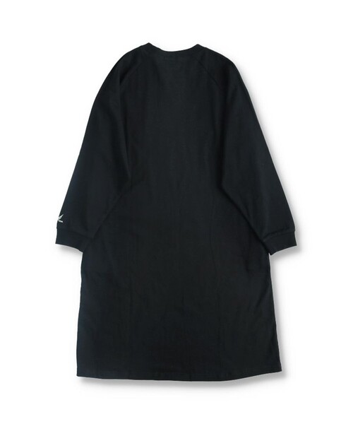 NAUTICA（ノーティカ）の「【NAUTICA/ノーティカ】ロゴアップリケ長袖ワンピース（ワンピース・キッズ・ブラック/ブラウン・L/S/XS/M/XL）」の8枚目の写真