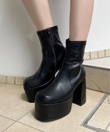 one wayザッカ | 厚底チャンキーショートブーツ(ブーツ)