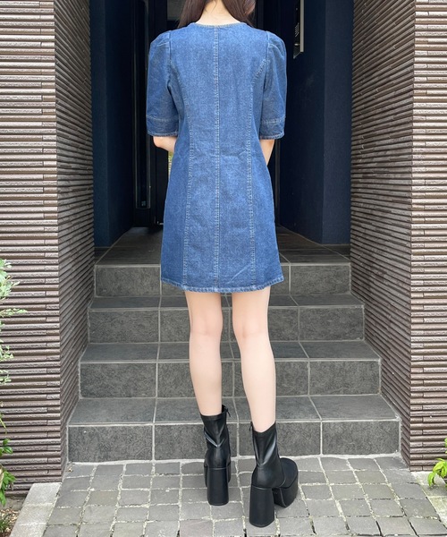 one wayザッカ（ワンウェイザッカ）の「厚底チャンキーショートブーツ（ブーツ・レディース・ブラック/ブラック系その他・SMALL/MEDIUM/LARGE/X-LARGE）」の10枚目の写真