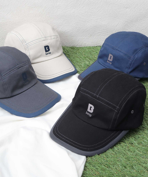 A.M.S.（エーエムエス）の「ロングビル ワーク ジェットキャップ つば長 深め（キャップ・メンズ・ブラック/アイボリー/ブルー/グレー・FREE）」の11枚目の写真