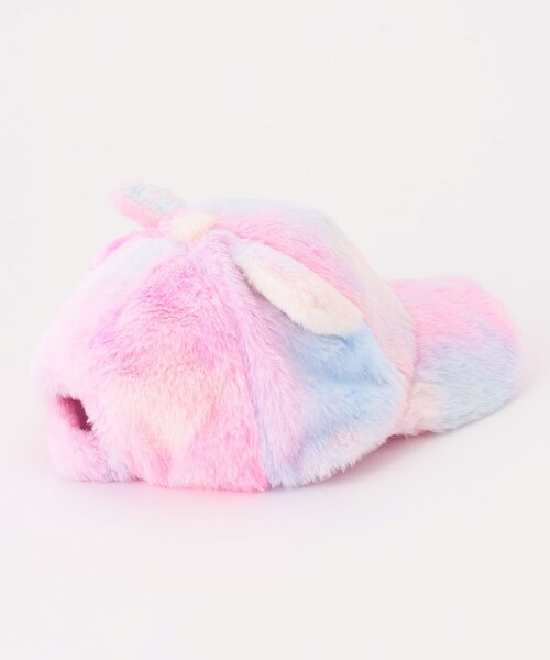 ANY（エニィ）の「ネコ耳付き ファー キャップ（キャップ・キッズ・ライラック系8/アイボリー系・52/56/54）」の9枚目の写真