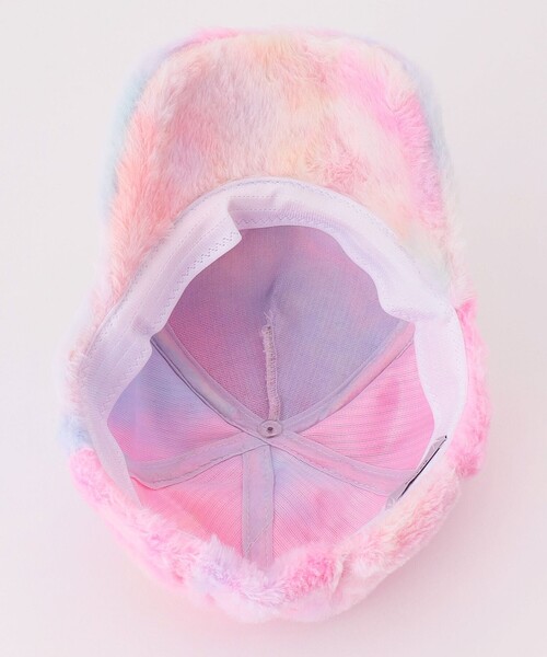 ANY（エニィ）の「ネコ耳付き ファー キャップ（キャップ・キッズ・ライラック系8/アイボリー系・52/56/54）」の7枚目の写真