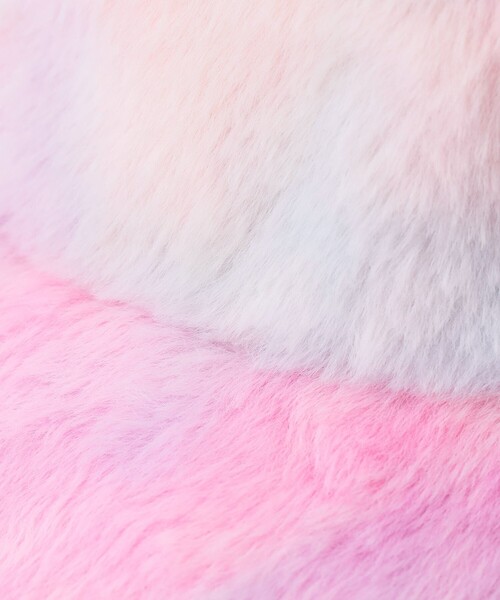 ANY（エニィ）の「ネコ耳付き ファー キャップ（キャップ・キッズ・ライラック系8/アイボリー系・52/56/54）」の6枚目の写真