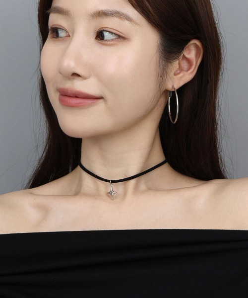 CEMONEMO（セモネモ）の「メタルモチーフ ベロア チョーカー（チョーカー・レディース・ゴールド/シルバー/ゴールド系その他/シルバー系その他・FREE）」の20枚目の写真