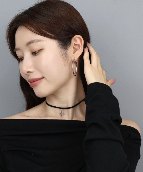 CEMONEMO（セモネモ）の「メタルモチーフ ベロア チョーカー（チョーカー・レディース・ゴールド/シルバー/ゴールド系その他/シルバー系その他・FREE）」の22枚目の写真