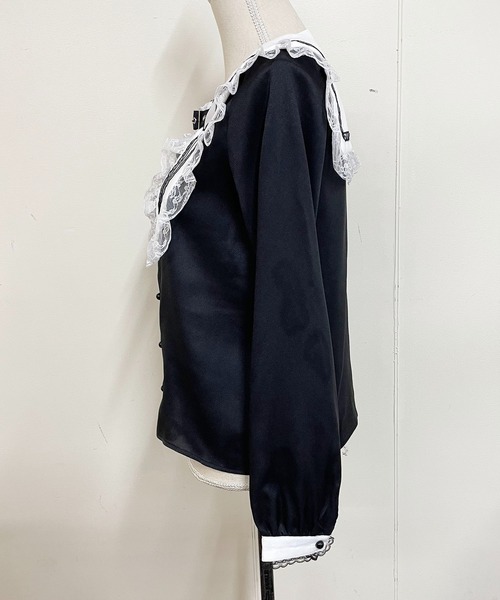 ChristianDiorベルト付きブラウス MA*RS（アメーバーマーズ）の「ベルト付きクロス刺繍ブラウス（シャツ