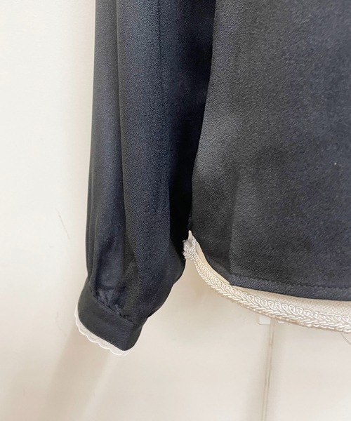 MA*RS（アメーバーマーズ）の「ベルト付きクロス刺繍ブラウス（シャツ/ブラウス・レディース・ホワイト/ブラック・FREE）」の15枚目の写真