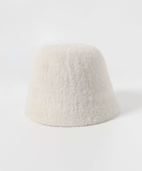 RODE SKO（ロデスコ）の「シャギーベルハット（ハット・レディース・ブラック/アイボリー・ONE）」の12枚目の写真