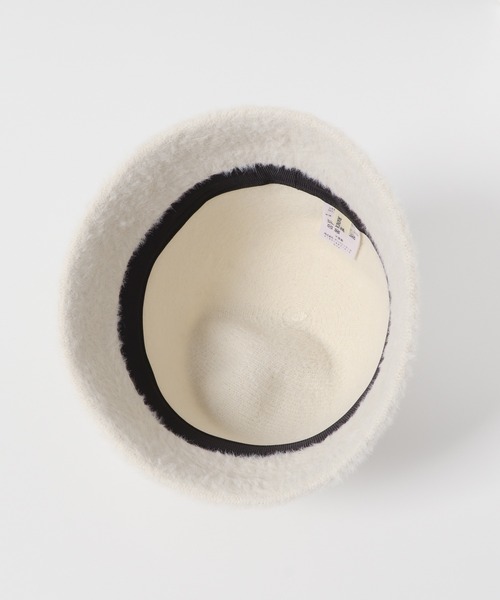 RODE SKO（ロデスコ）の「シャギーベルハット（ハット・レディース・ブラック/アイボリー・ONE）」の9枚目の写真