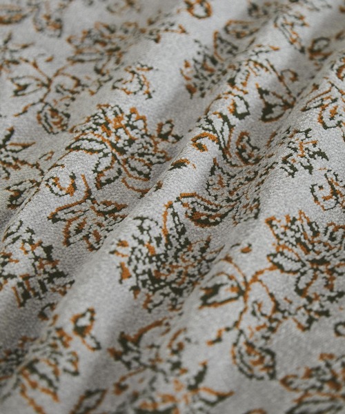 EMMA CLOTHES(エマクローズ)の「フラワーモールヤーンジャガードルーズニットプルオーバー EMMA CLOTHES(ニット/セーター・メンズ・ブルー/ブラック/ワイン/グレー・M/L)」の19枚目の写真