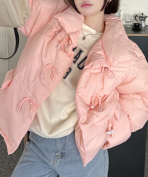 EPICKS（エピックス）の「トグルボタンスタンド中綿ジャケット（ダウン