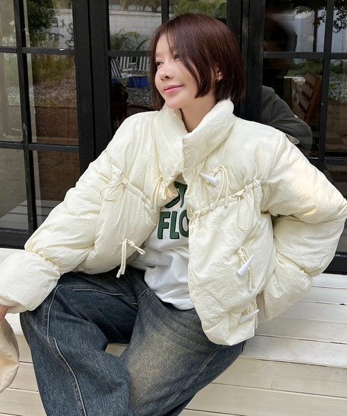 EPICKS（エピックス）の「トグルボタンスタンド中綿ジャケット（ダウン