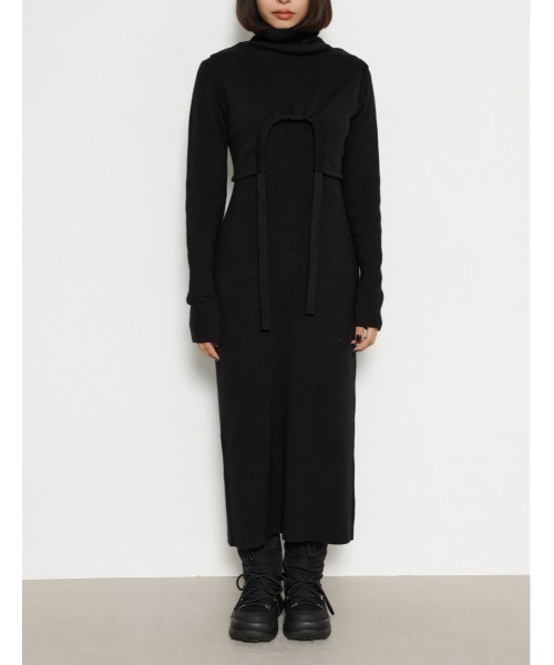 LAGUA GEM(ラグアジェム)の「TURTLE VEST ロングワンピース(ワンピース・レディース・ブラック/グレー/ブルー・SMALL/MEDIUM)」の13枚目の写真