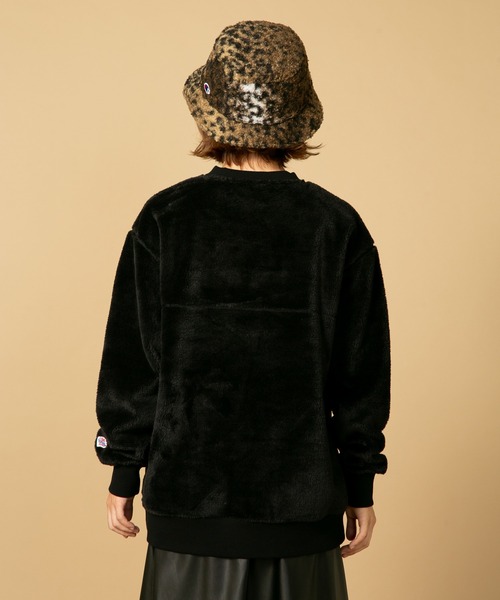 JEMORGAN（ジェーイーモーガン）の「【JEMORGAN/ジェイイーモーガン】ボアボンディング　ビッグシルエット　トレーナー　スウェット（スウェット・メンズ・ブラック/ダークブラウン/カーキ・MEDIUM/LARGE/X-LARGE）」の6枚目の写真