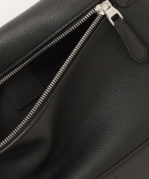dunhill(ダンヒル)の「1893 ハーネス ジップポーチ / 1893 HARNESS ZIPPED POUCH(ハンドバッグ・メンズ・ブラック・ONE SIZE)」の4枚目の写真