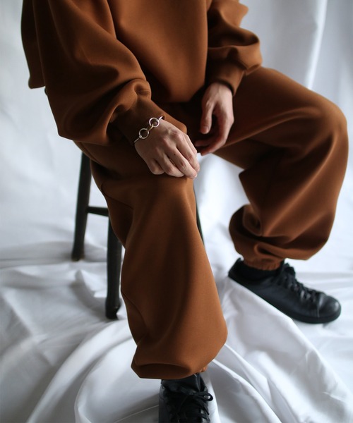 G.V.G.V.(ジーヴィージーヴィー)の「SWEAT PANTS(スウェットパンツ・レディース・グレイッシュベージュ/ブラウン・ONE SIZE)」の8枚目の写真