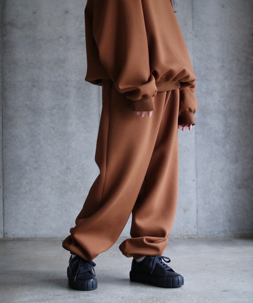 G.V.G.V.(ジーヴィージーヴィー)の「SWEAT PANTS(スウェットパンツ・レディース・グレイッシュベージュ/ブラウン・ONE SIZE)」の10枚目の写真