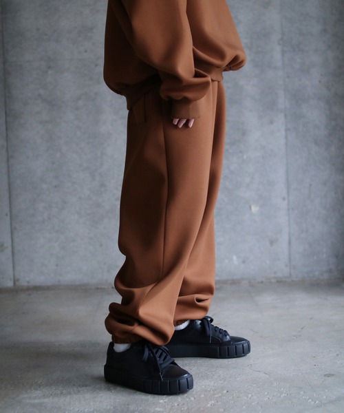 G.V.G.V.(ジーヴィージーヴィー)の「SWEAT PANTS(スウェットパンツ・レディース・グレイッシュベージュ/ブラウン・ONE SIZE)」の11枚目の写真