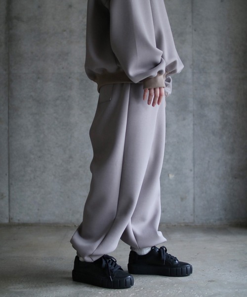 G.V.G.V.(ジーヴィージーヴィー)の「SWEAT PANTS(スウェットパンツ・レディース・グレイッシュベージュ/ブラウン・ONE SIZE)」の22枚目の写真