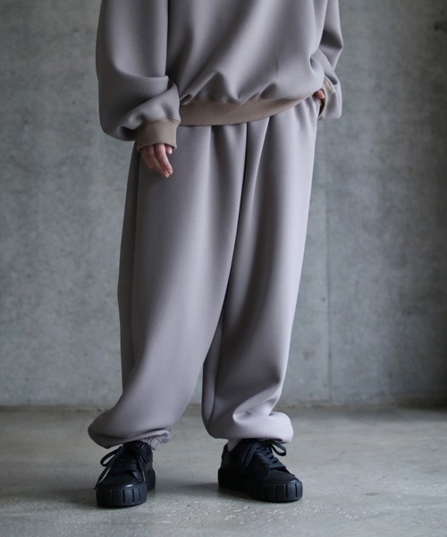 G.V.G.V.(ジーヴィージーヴィー)の「SWEAT PANTS(スウェットパンツ・レディース・グレイッシュベージュ/ブラウン・ONE SIZE)」の21枚目の写真