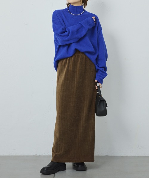 PUAL CE CIN(ピュアルセシン)の「ハンドウォッシャブル ハイネックニットプルオーバー(ニット/セーター・レディース・キャメル/レッド/グレー/ブルー/ブラック・FREE)」の7枚目の写真