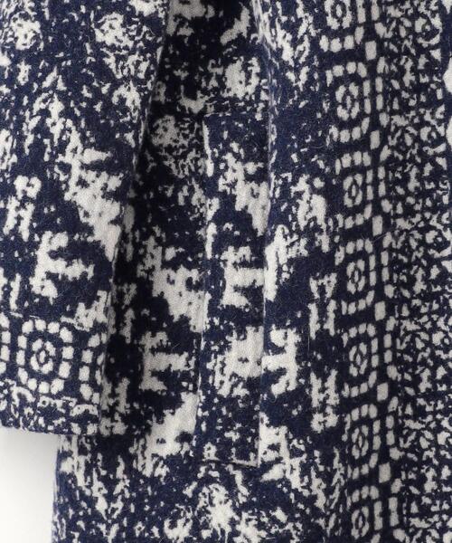 Steven Alan（スティーブンアラン）の「＜forte_forte＞JACQUARD COAT/コート（ノーカラーコート）」 - WEAR