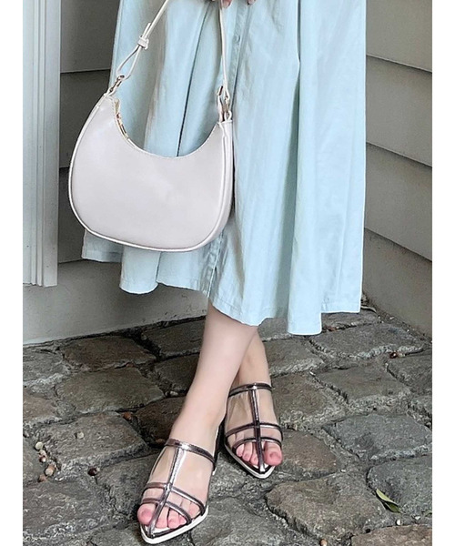 dazzlin（ダズリン）の「クリアメタルオープントゥパンプス（パンプス・レディース・シルバー/ゴールド/シルバー系その他2・MEDIUM/LARGE）」の3枚目の写真