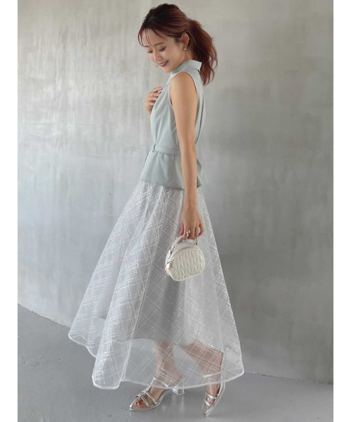 dazzlin（ダズリン）の「クリアメタルオープントゥパンプス（パンプス・レディース・シルバー/ゴールド/シルバー系その他2・MEDIUM/LARGE）」の15枚目の写真