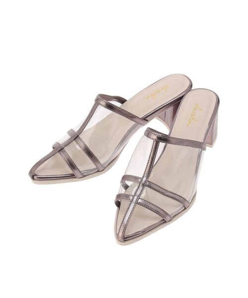 dazzlin（ダズリン）の「クリアメタルオープントゥパンプス（パンプス・レディース・シルバー/ゴールド/シルバー系その他2・MEDIUM/LARGE）」の16枚目の写真