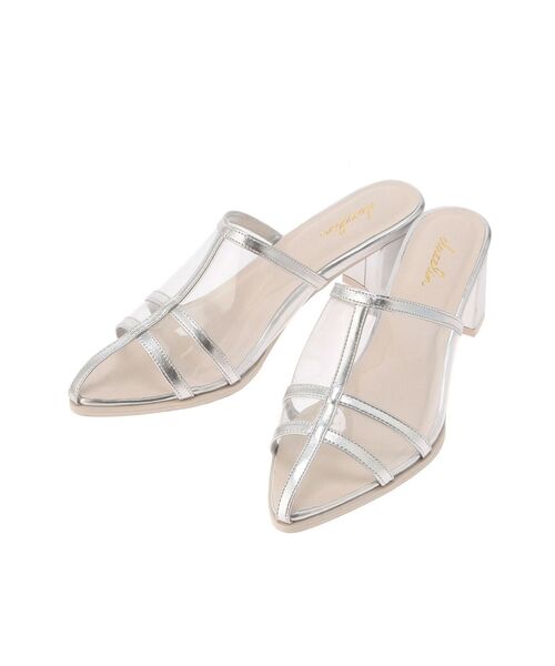 dazzlin（ダズリン）の「クリアメタルオープントゥパンプス（パンプス・レディース・シルバー/ゴールド/シルバー系その他2・MEDIUM/LARGE）」の17枚目の写真