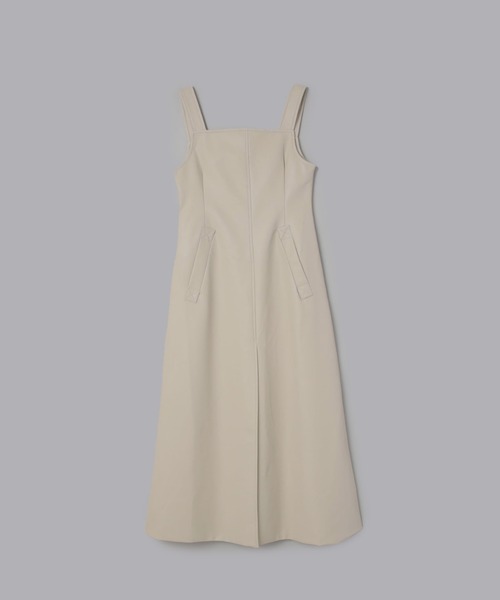 Olu.（オルドット）の「フロントスリットジャンパースカート（ジャンパースカート・レディース・ブラック/ライトグレー・FREE）」の19枚目の写真