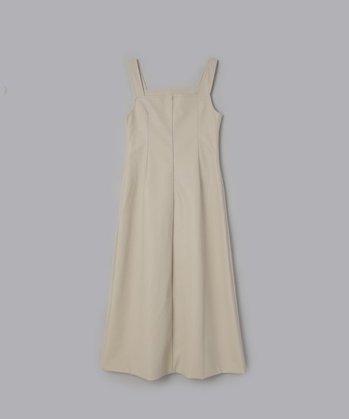 Olu.（オルドット）の「フロントスリットジャンパースカート（ジャンパースカート・レディース・ブラック/ライトグレー・FREE）」の20枚目の写真