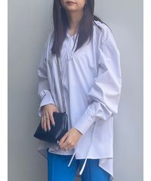 MURUA | スリーブドロストチュニックシャツ(シャツ/ブラウス)