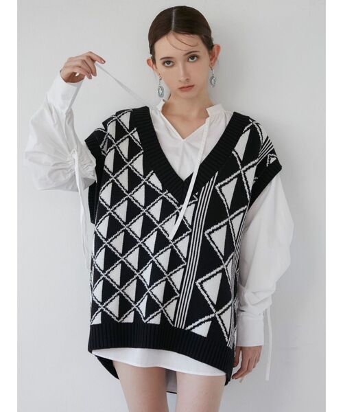 MURUA（ムルーア）の「スリーブドロストチュニックシャツ（シャツ/ブラウス・レディース・ホワイト/その他1・FREE）」の6枚目の写真