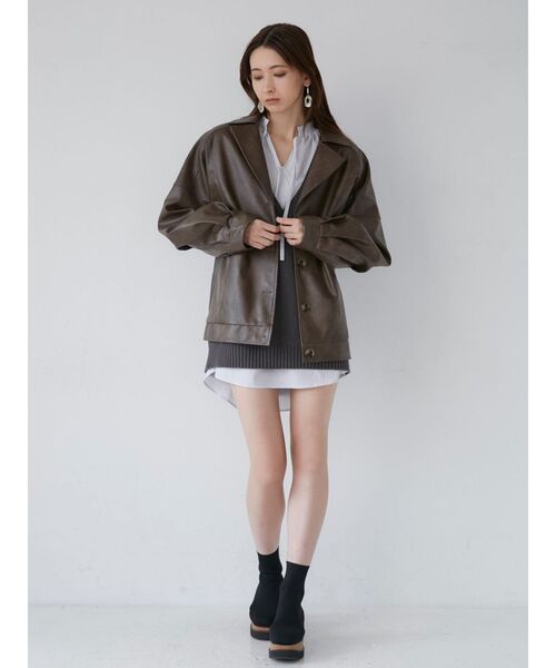 MURUA（ムルーア）の「スリーブドロストチュニックシャツ（シャツ/ブラウス・レディース・ホワイト/その他1・FREE）」の12枚目の写真