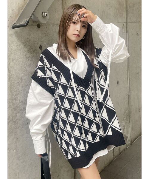 MURUA（ムルーア）の「スリーブドロストチュニックシャツ（シャツ/ブラウス・レディース・ホワイト/その他1・FREE）」の14枚目の写真