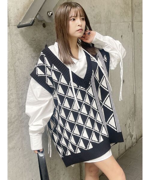 MURUA（ムルーア）の「スリーブドロストチュニックシャツ（シャツ/ブラウス・レディース・ホワイト/その他1・FREE）」の15枚目の写真