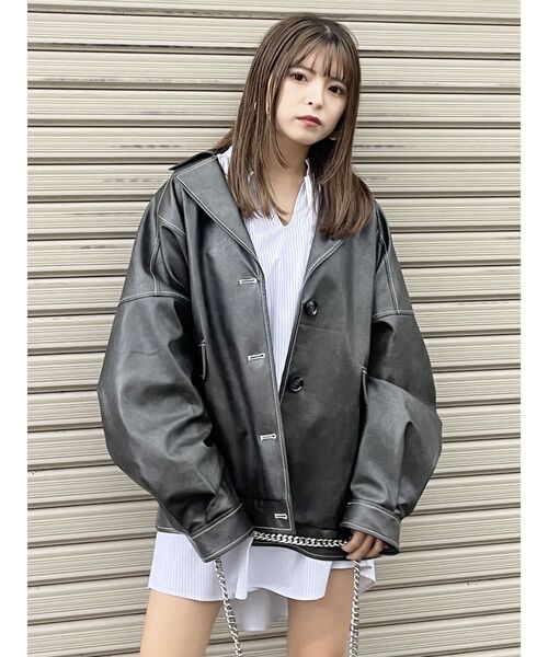 MURUA（ムルーア）の「スリーブドロストチュニックシャツ（シャツ/ブラウス・レディース・ホワイト/その他1・FREE）」の22枚目の写真