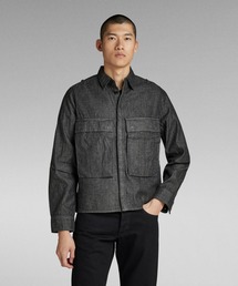 G-STAR | CROPPED REGULAR SHIRT/ライトウェイトデニムシャツ/セットアップ可能(シャツ/ブラウス)