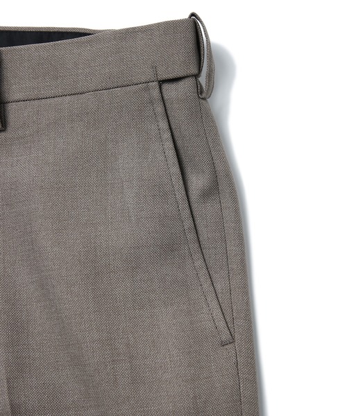 CROWDED CLOSET（クラウデッドクローゼット）の「【LANATEC/ラナテック】シャークスキンスラックスパンツ（セットアップ対応）（スラックス・メンズ・グレー/ネイビー/ベージュ・02/03/04/01）」の12枚目の写真