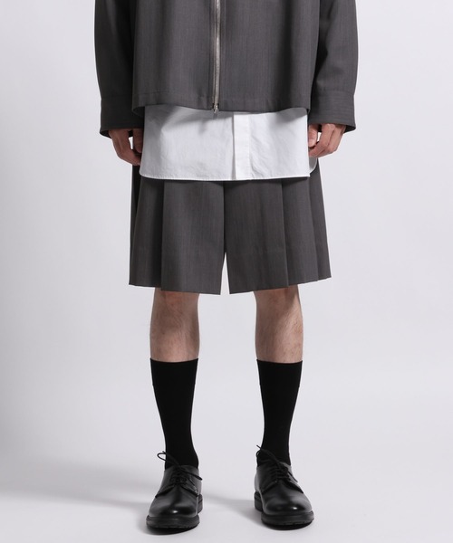 STERNBERG スタンバーグ フェイクレザー ショートパンツ ブラック L STERNBERG（スタンバーグ）の「STERNBERG/カーゴショートパンツ/175487