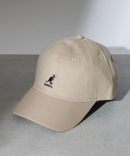 KANGOL（カンゴール）の「【KANGOL】SMU COTTON TWILL BASEBALL ベースボールキャップ（キャップ・メンズ・ブラック/ブラック系その他2/ホワイト/ベージュ・L/XXL）」の4枚目の写真