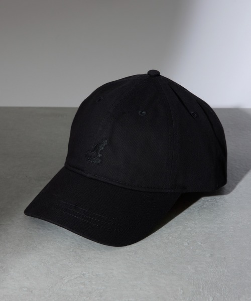 KANGOL（カンゴール）の「【KANGOL】SMU COTTON TWILL BASEBALL ベースボールキャップ（キャップ・メンズ・ブラック/ブラック系その他2/ホワイト/ベージュ・L/XXL）」の3枚目の写真