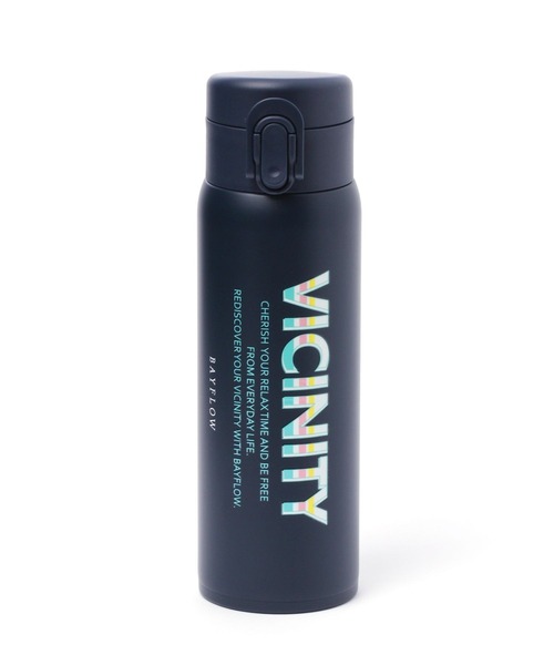 BAYFLOW（ベイフロー）の「[保冷・保温]【VICINITY】ワンタッチボトル（水筒・レディース・ネイビー/カーキ・0）」の4枚目の写真