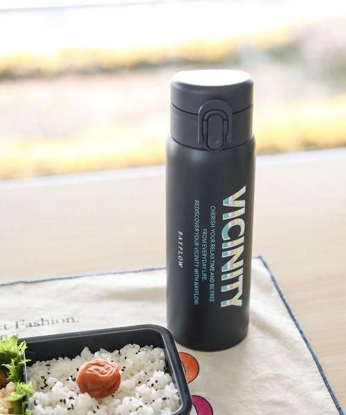 BAYFLOW（ベイフロー）の「[保冷・保温]【VICINITY】ワンタッチボトル（水筒・レディース・ネイビー/カーキ・0）」の15枚目の写真