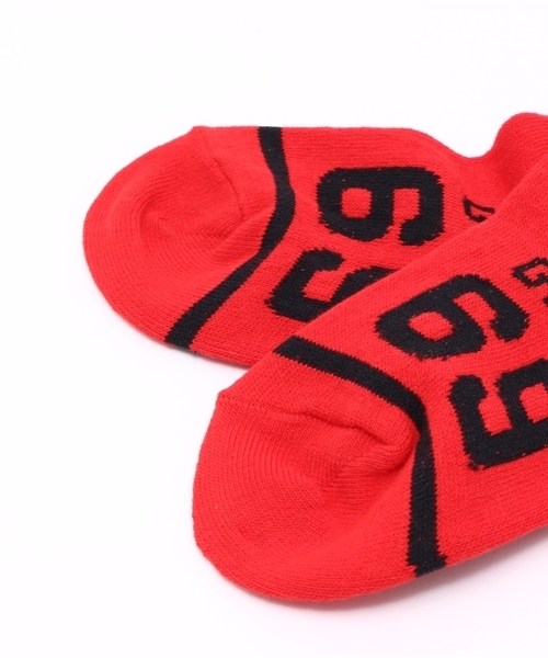 CHUBBYGANG(チャビーギャング)の「スカルライン クルーソックス(ソックス/靴下・キッズ・ホワイト/ブラック/レッド・16/13/19/22)」の5枚目の写真